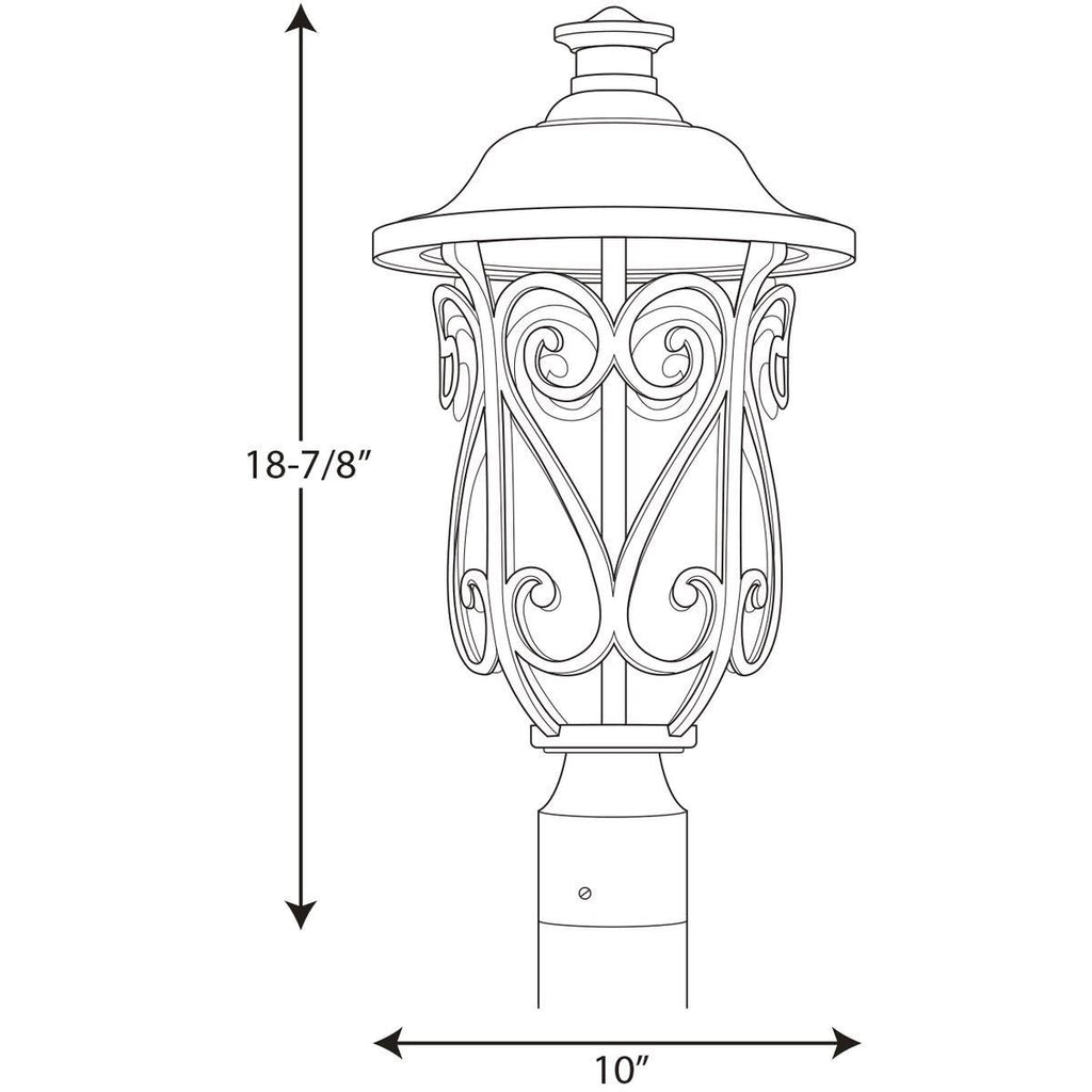 LED One-Light Post Lantern Y86800