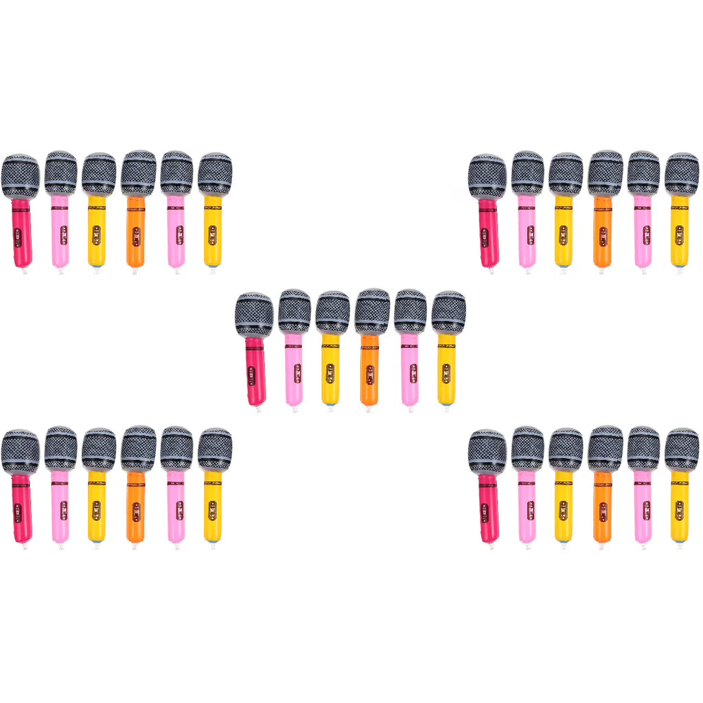 30 Pcs Inflatable Microphone Toys I994