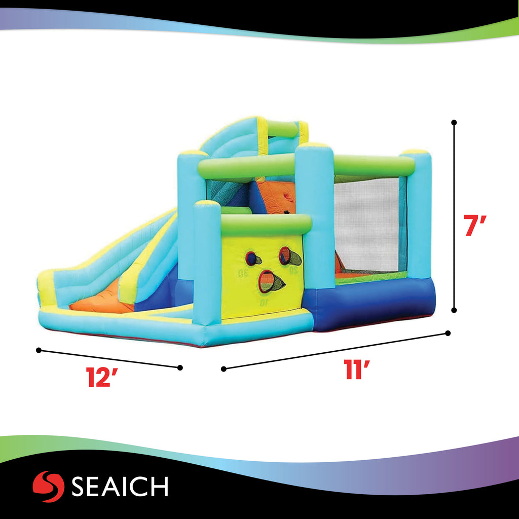 Inflatable Bounce House with Slide and Pool B469