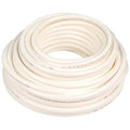 Soft Bendable White Semi-Clear Plastic Tubing Inner Diameter 1 inch Outer Diameter 1-3/8 inch Q8547
