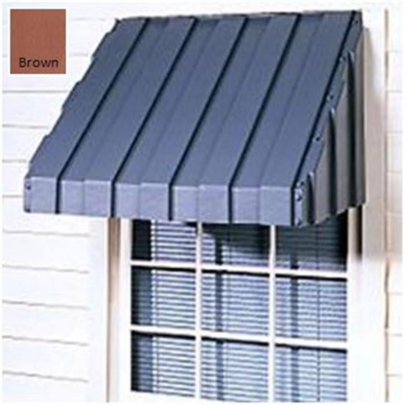 Brown Window Awning 30 in. J3953