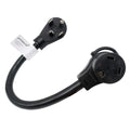 AC Adapter Cord NEMA Dryer 14-30P to TT-30R RV 30A 125V 1.5FT A6709