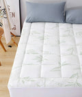 Green Full Bamboo Mattress Pad B277