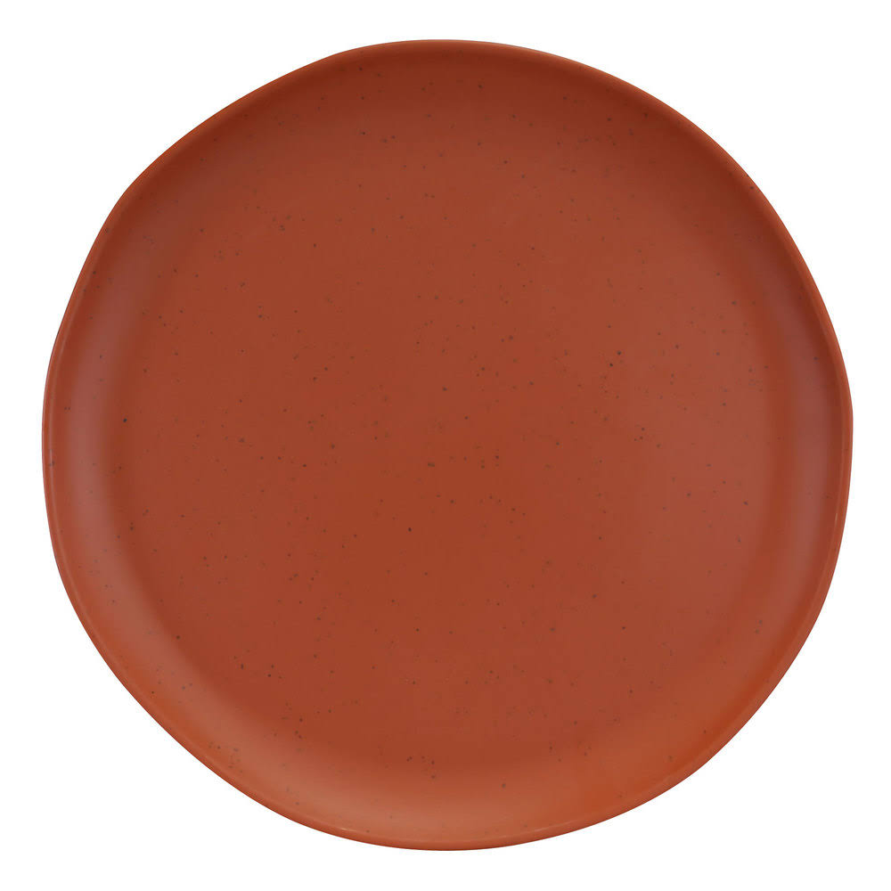 6/Case Matte Terra Cotta Melamine Plate O319928