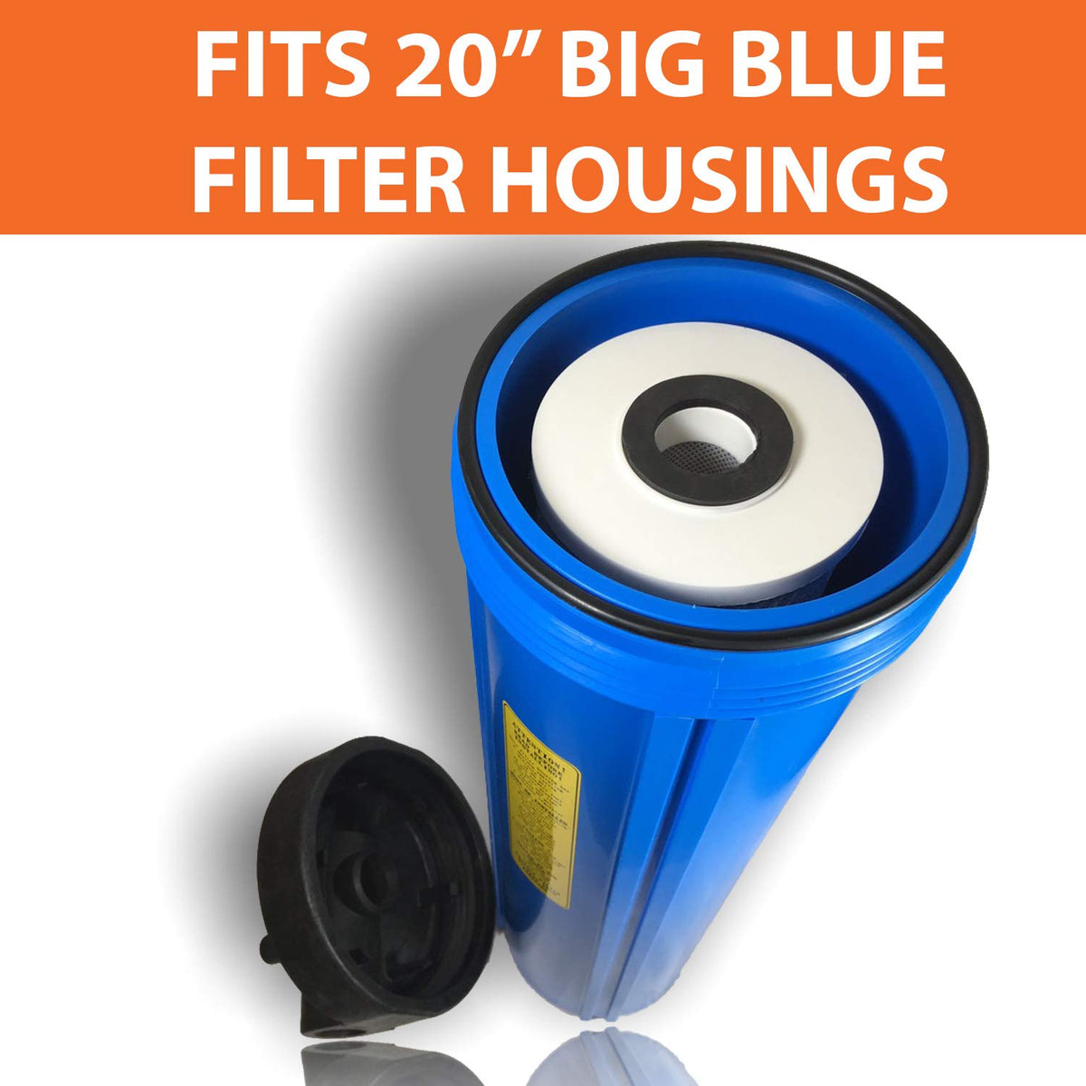 3-Stage 20 Whole House Filtration System with Housing Bracket Pressure Gauges GAC Filter 2 Sediment Filter Cartridges S821836