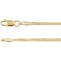14K Yellow 1.6 mm Herringbone 24" Chain D1671