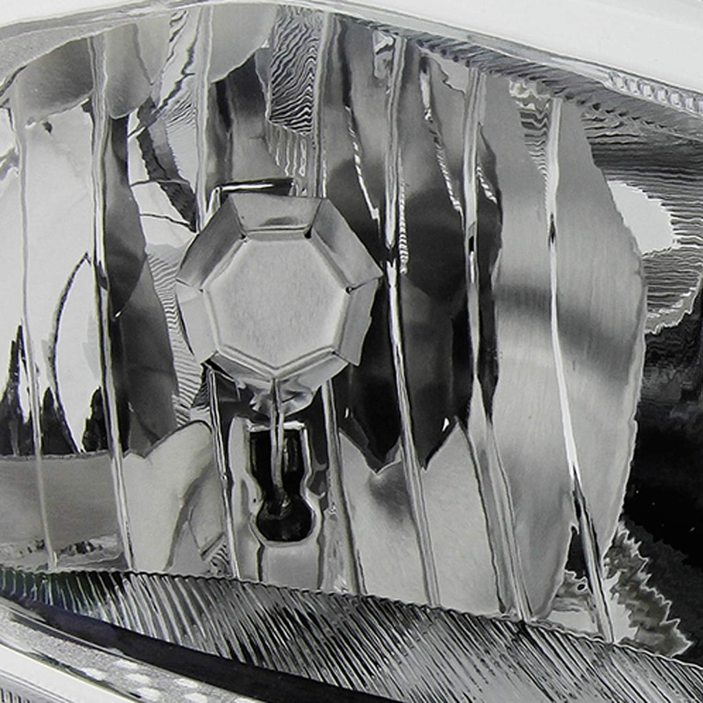 Chrome Bezel Halogen Headlight Passenger Right Side H212