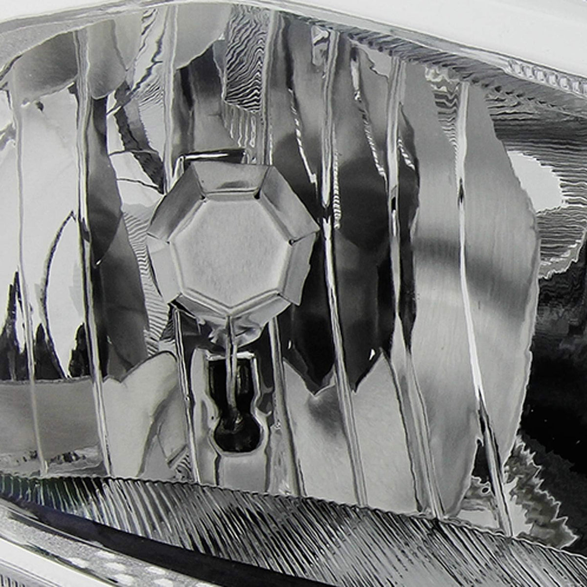 Chrome Bezel Halogen Headlight Passenger Right Side H212