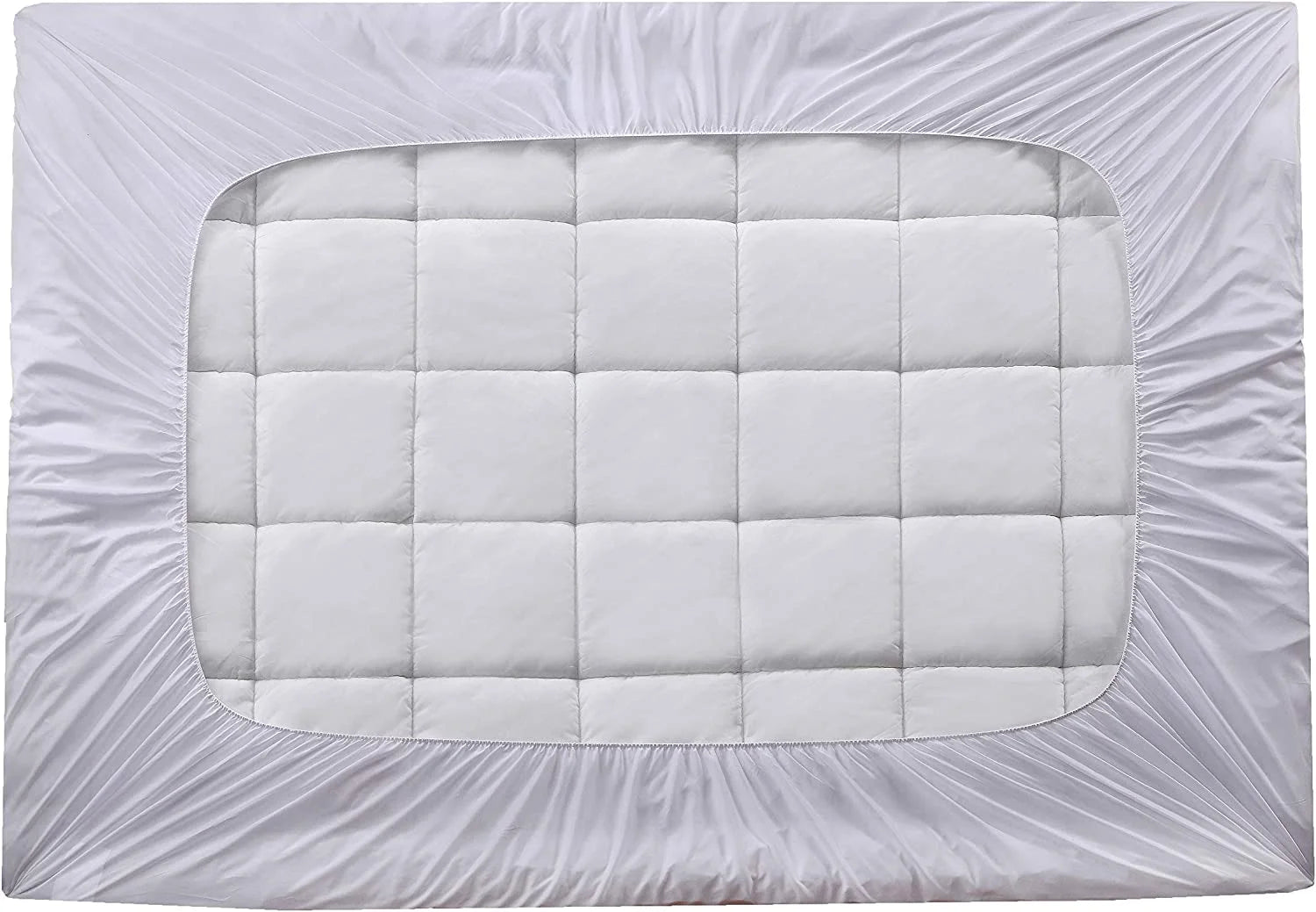 Green Full Bamboo Mattress Pad B277