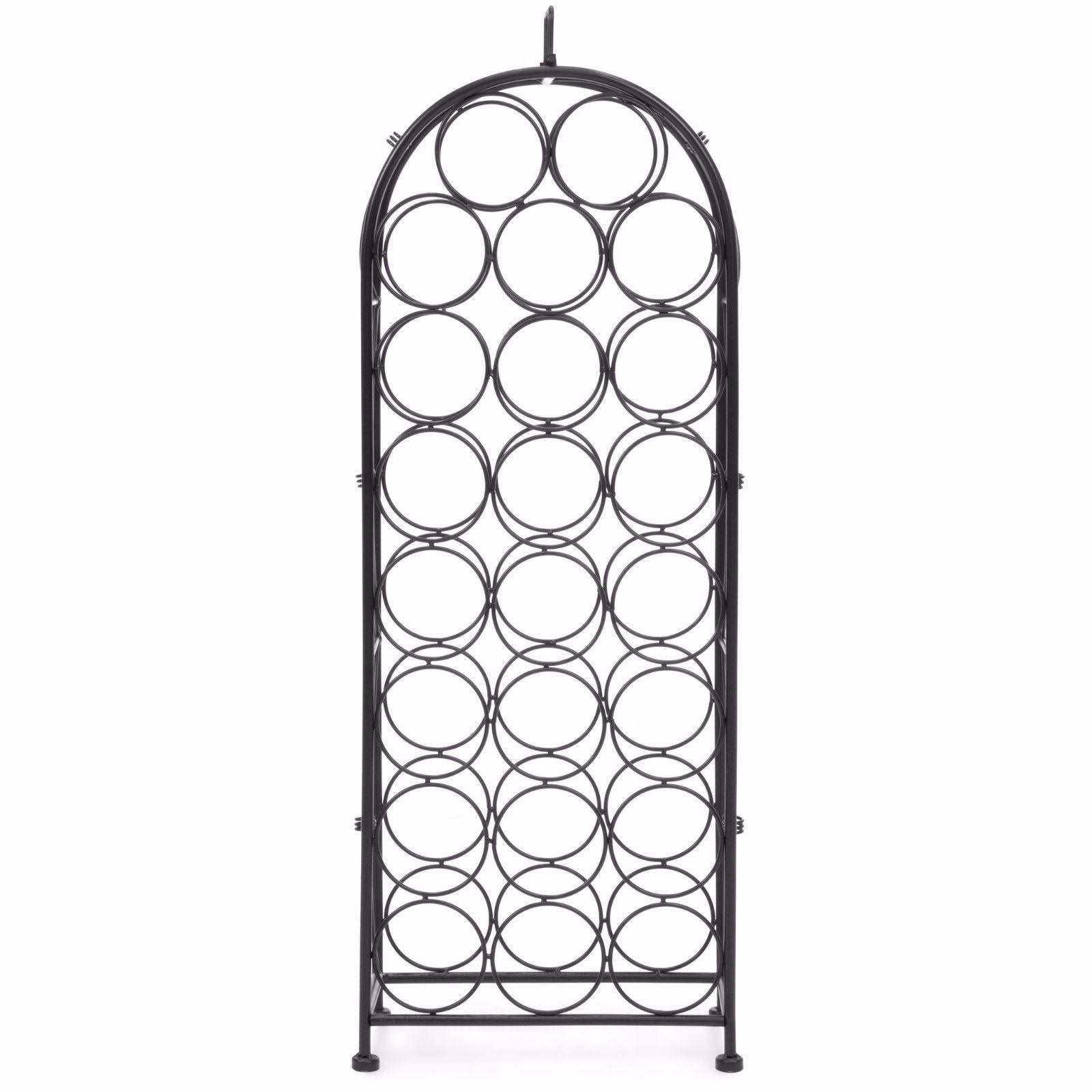 45 Bottle Wrought Iron Wine Jail I644