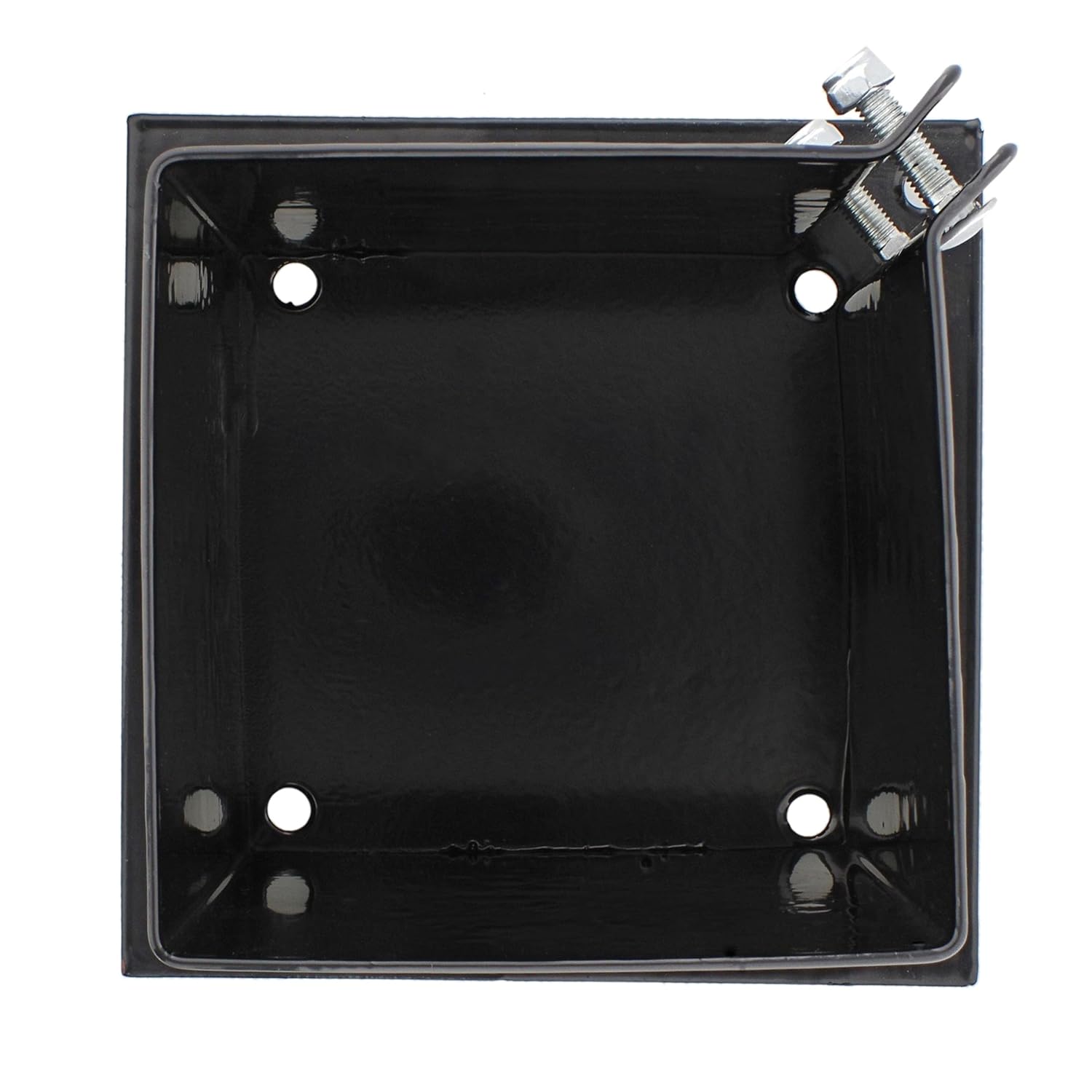 6x6 Post Anchor Square Bracket Bolt Down Post Base Ground Anchor Pack of 2 G758909