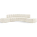 Cream Velvet Modular Sofa H667
