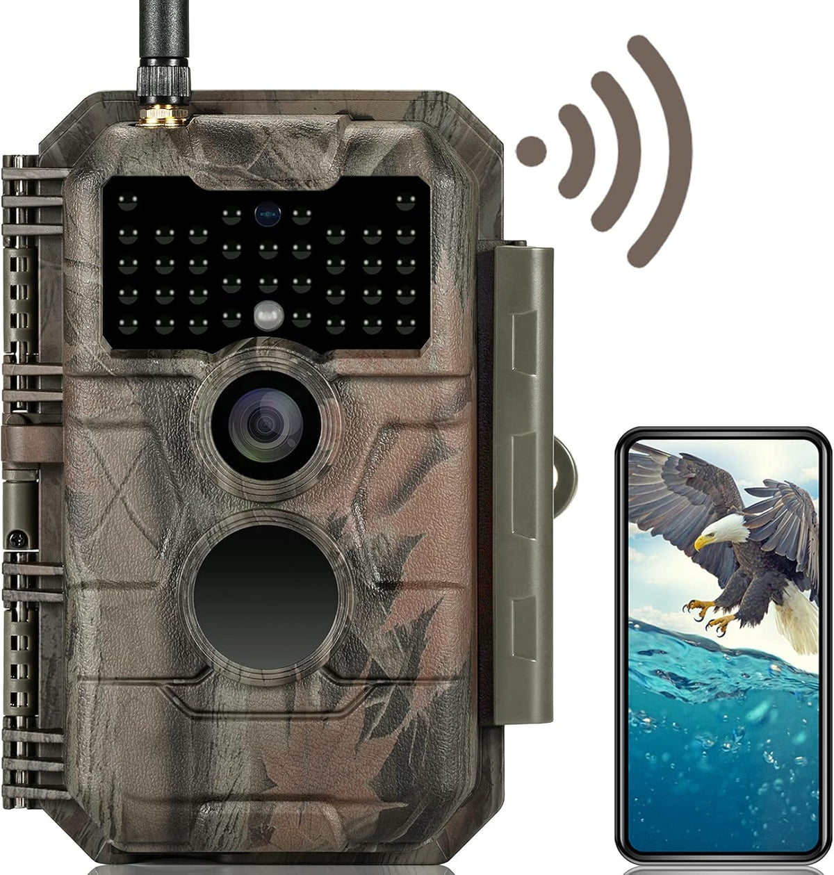 Brown Trail Camera with No Glow Night Vision E7367