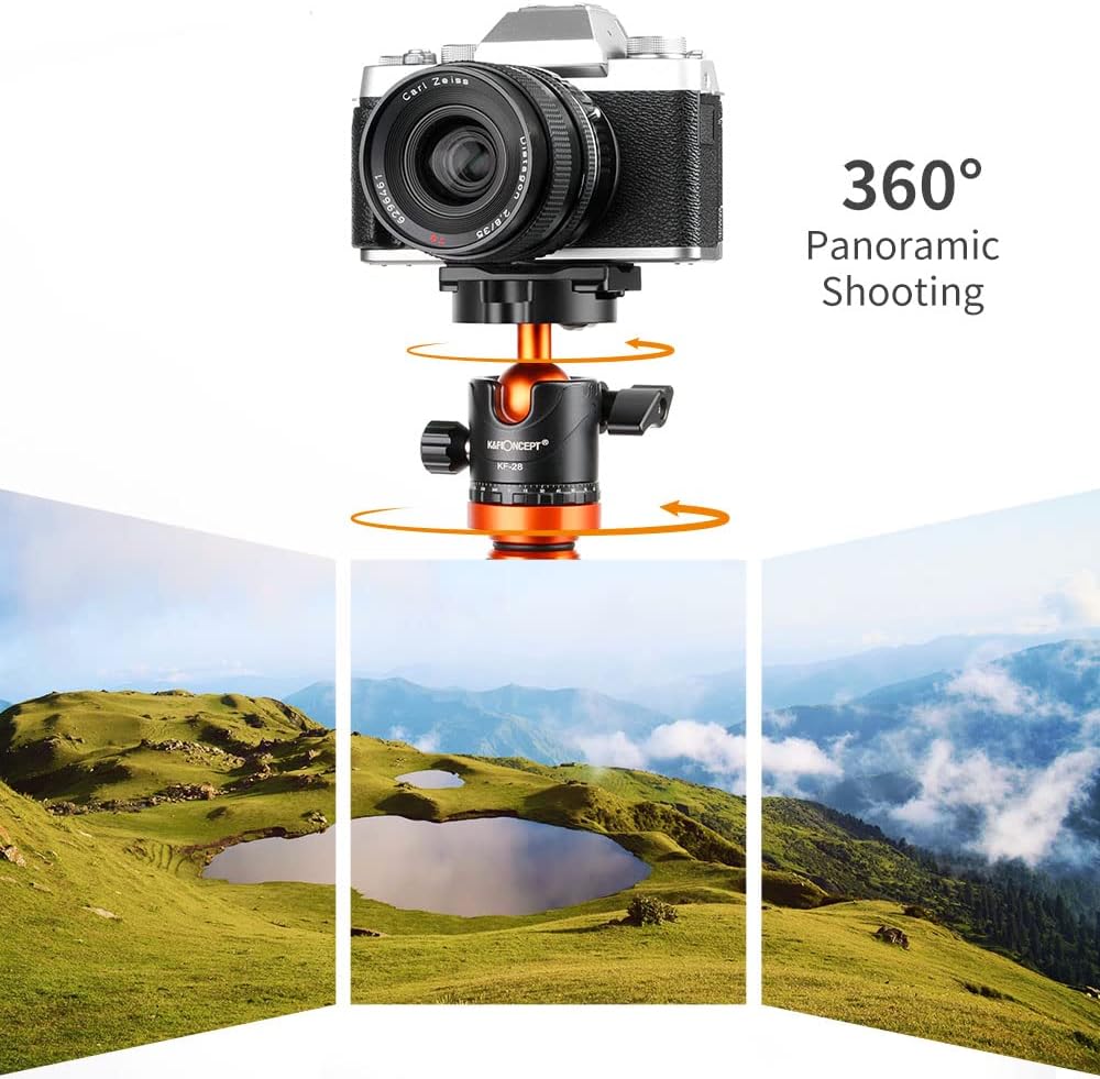 62 inch DSLR Camera Tripod with Monopod and Aluminum Alloy Quick Release Plate G3033