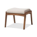 Light Beige Fabric Ottoman W515865