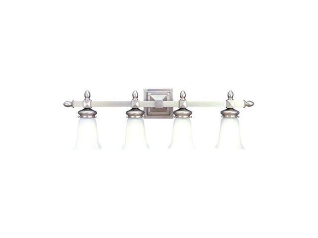 4 Light Bath Bracket, Satin Nickel L15081
