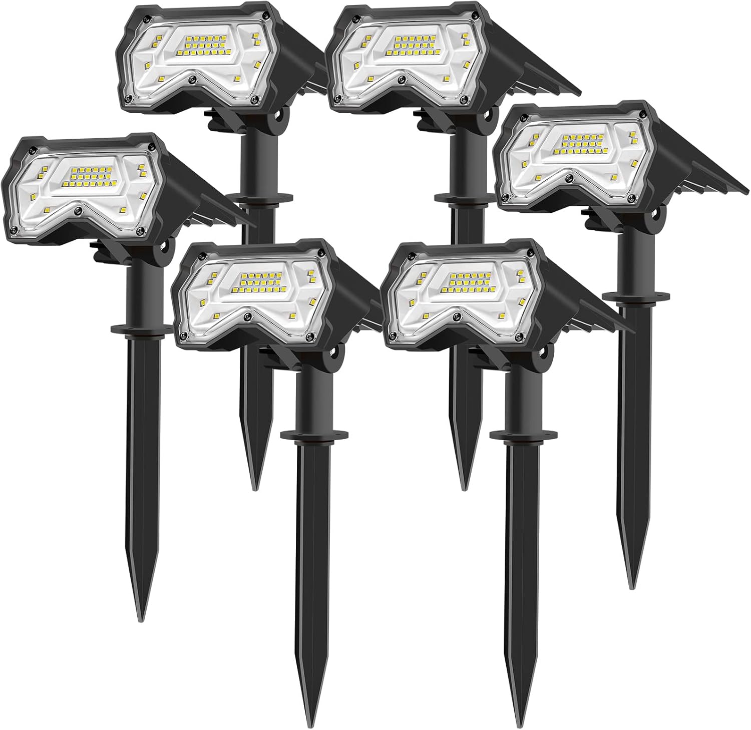 Solar Outdoor Lights IP65 Waterproof 28 LEDs 2 Pack Z435049