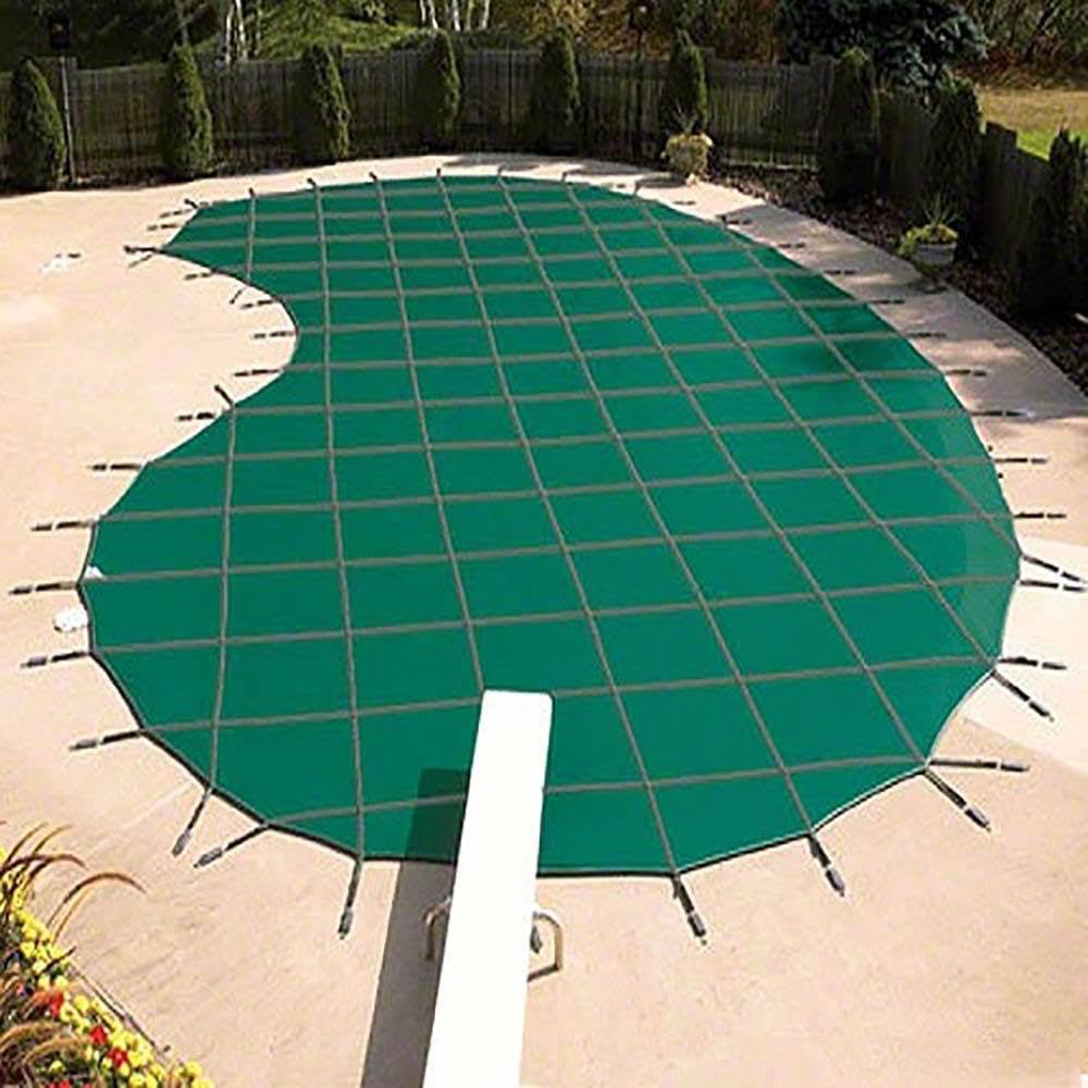 Rectangle Mesh Inground Swimming Pool Safety Cover W6727