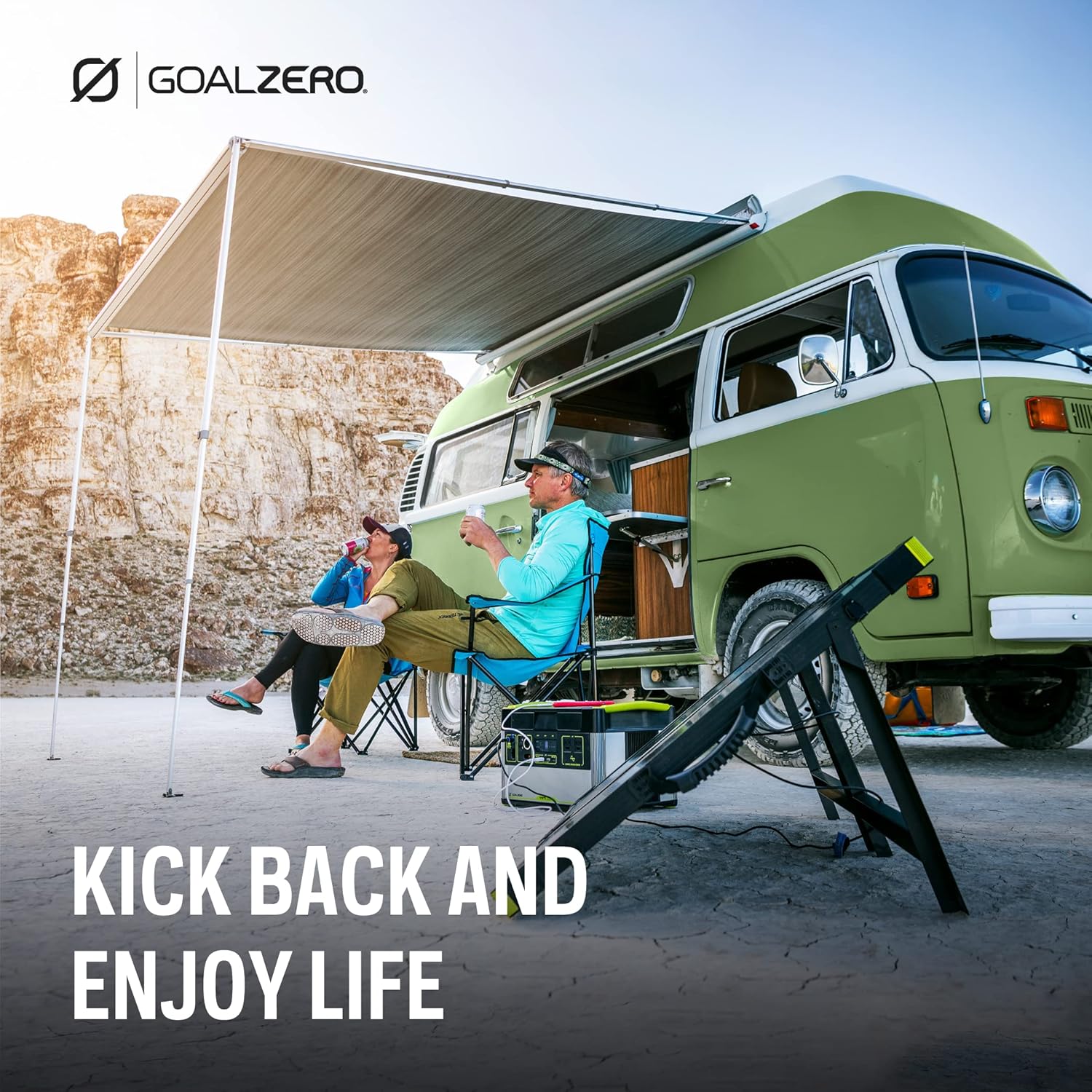 Portable Power Station, 1,000 W, Solar-Powered Generator O523