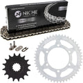 Drive Sprocket Chain Combo Front 16 Rear 48 Tooth 520NZ Standard 116 Links Pack of 2 R495066