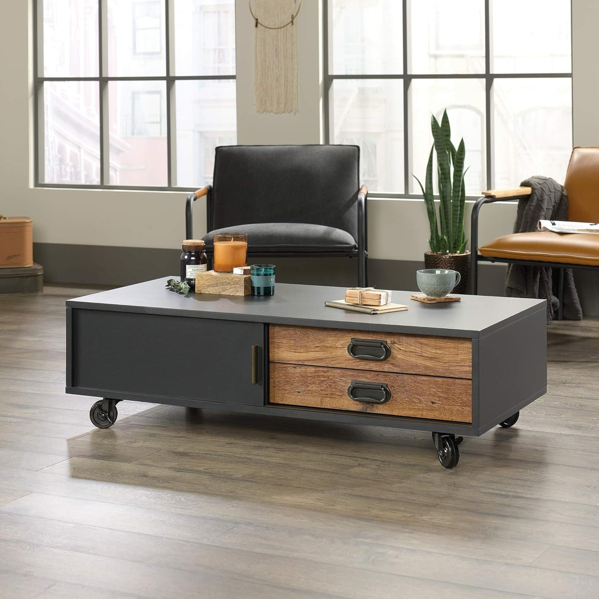 Black Café Coffee Table Pack of 2 N386933