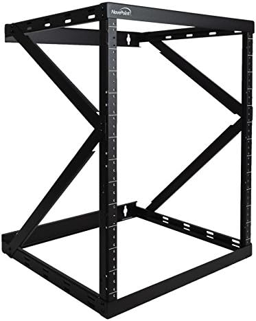 12U 2 Post Wall Mount 18 Inch Deep Network Server Rack V2170