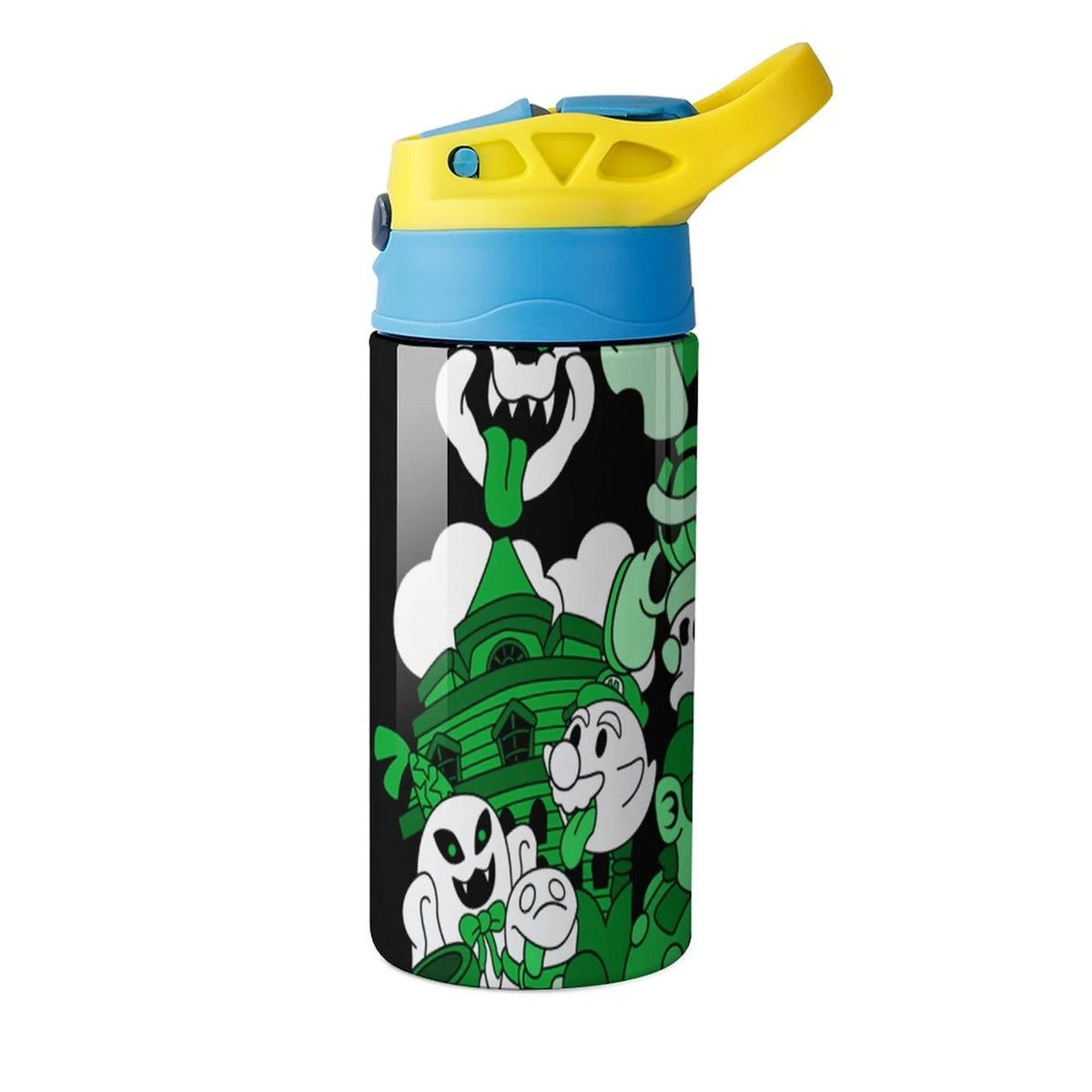 Insulated Stainless Steel Water Bottle with Straw I534554