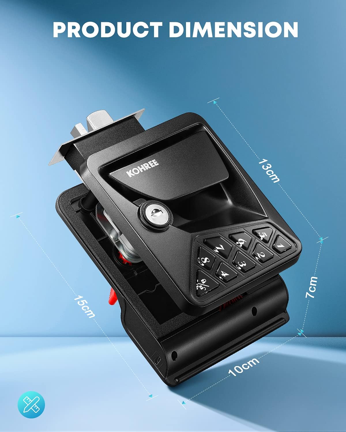 Keyless Entry RV Door Lock with Keypad Deadbolt R152340