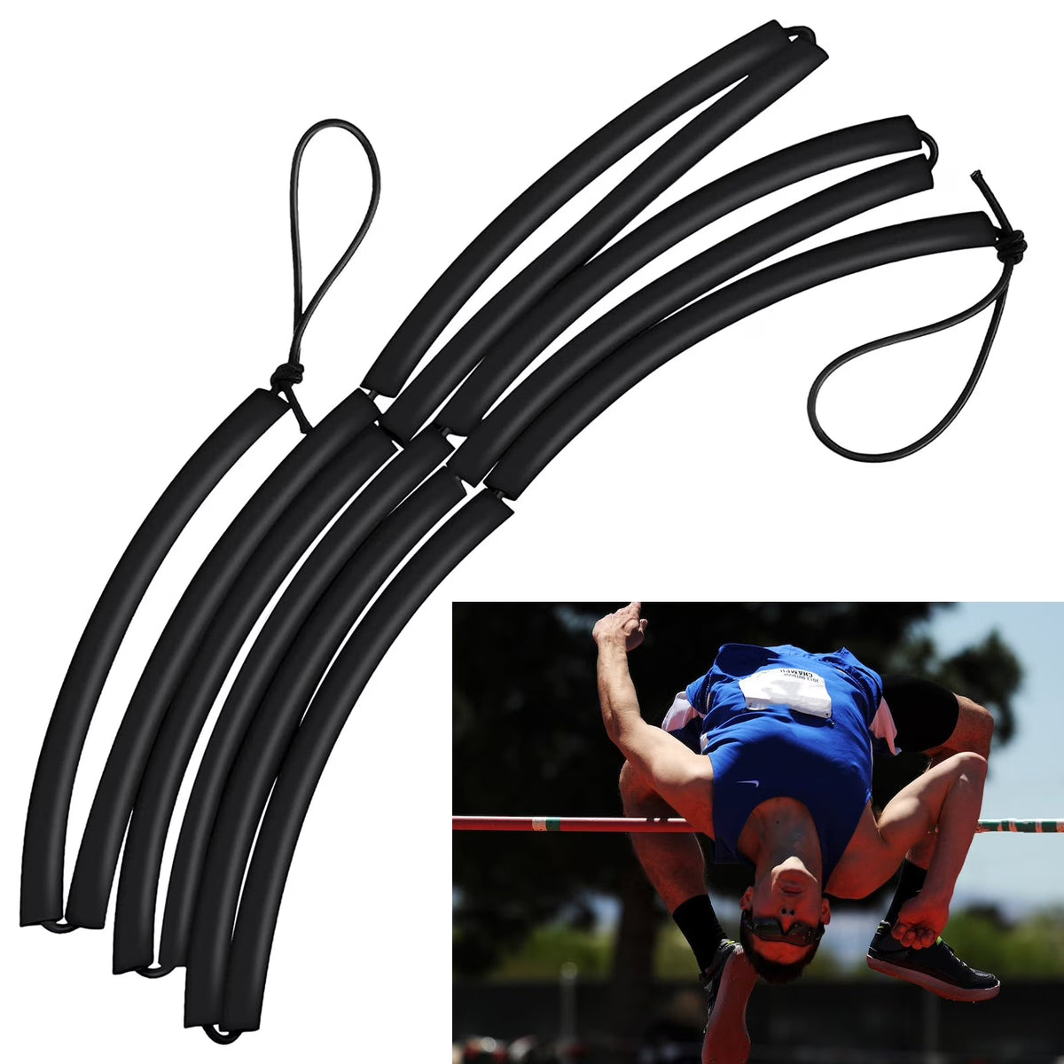 High Jump Bungee Elastic Crossbar Training Equipment X241
