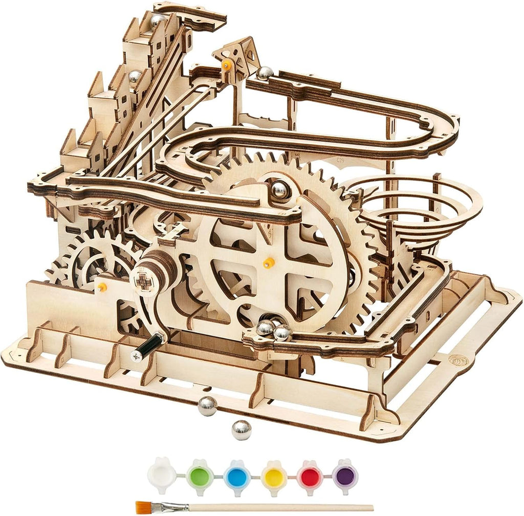 Wooden Jigsaw Puzzle Owl Clock Mechanical Building Set F449272