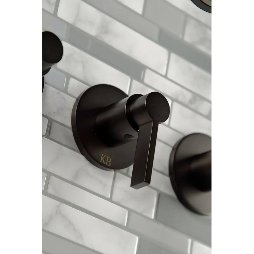 Oil Rubbed Bronze Three-Handle Tub and Shower Faucet Z9751