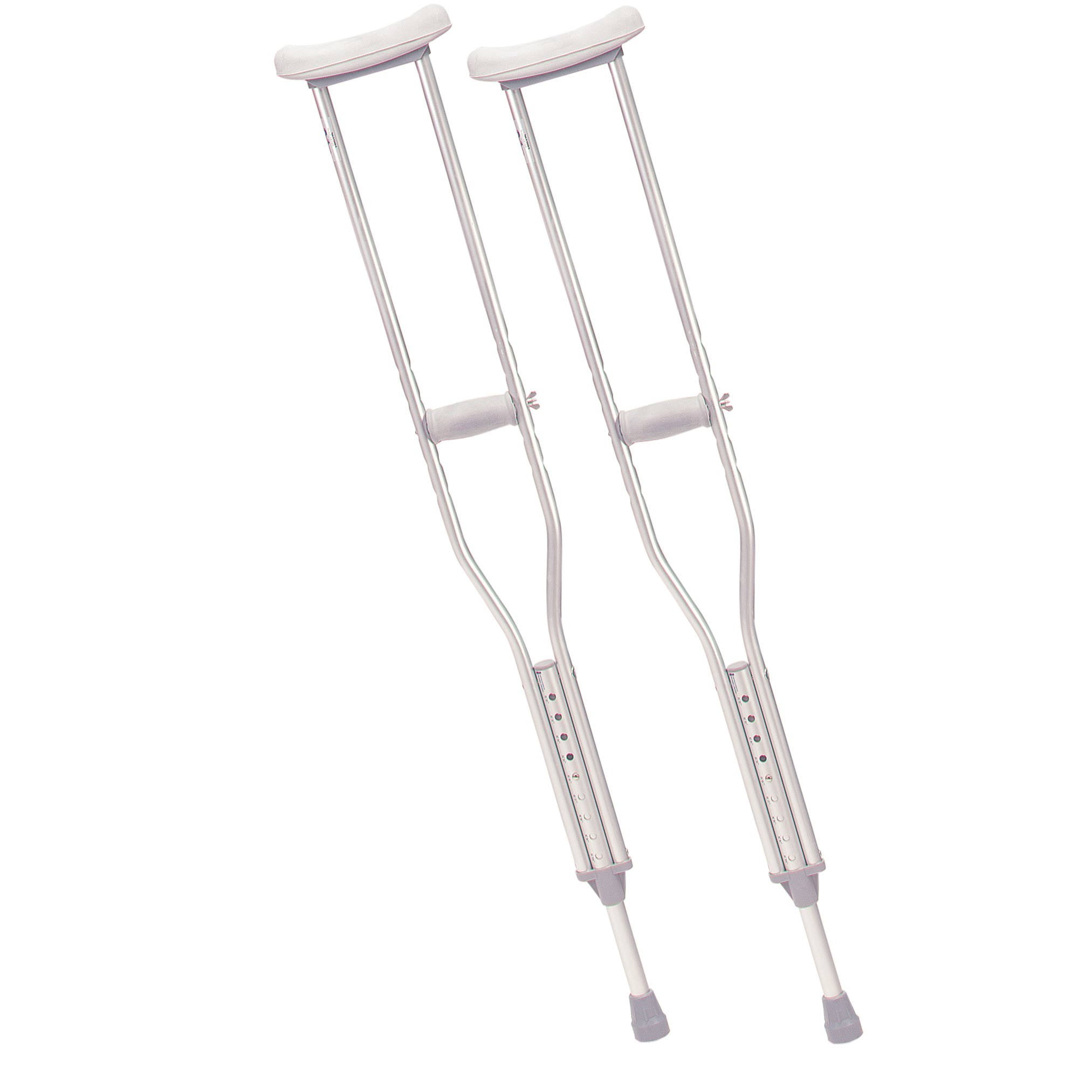 Adult Walking Crutches with Underarm Pad and Handgrip, 1 Pair Y9292