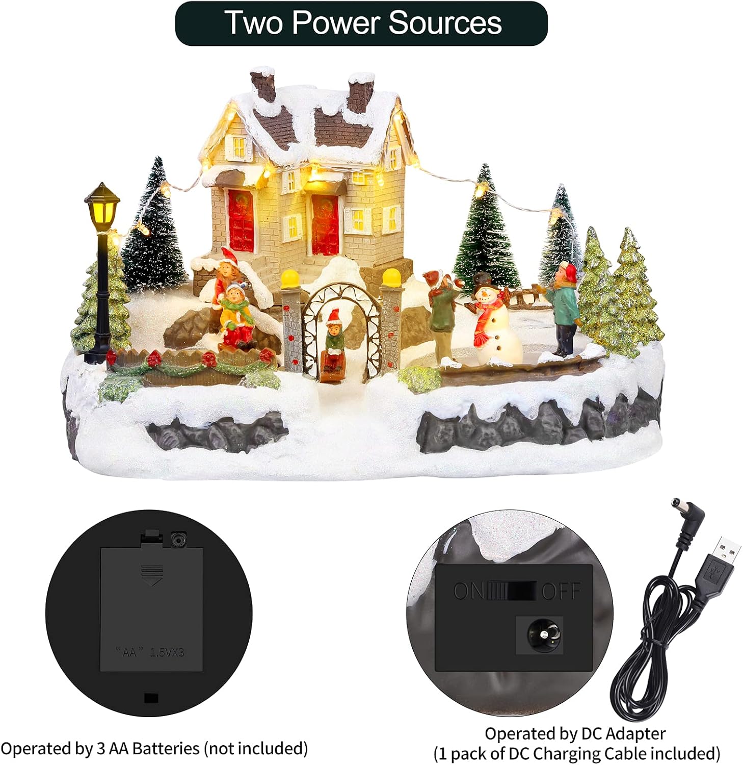 Christmas Town Village Sets Pack of 2 P242