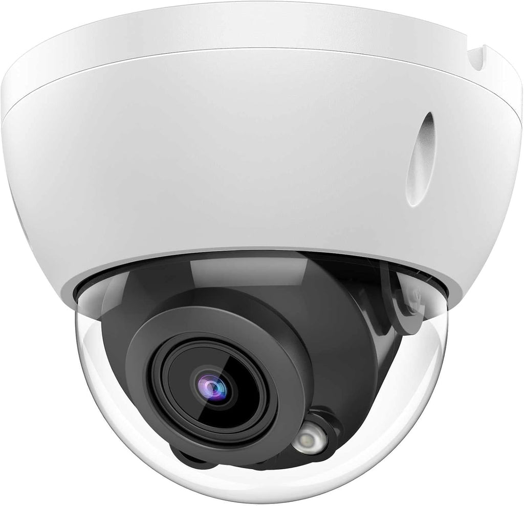 6MP PoE IP Security Camera Outdoor with Built-in-Mic, 3.6mm All-Metal Dome, 164ft IR Night Vision, IP67 H.265+ WDR 3D DNR G88192