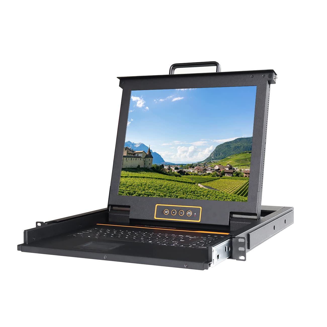 17 Rackmount KVM Console with VGA Drawer, 1U, 1280x1024 O702914