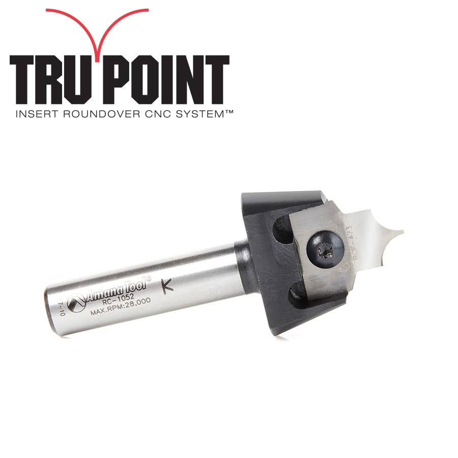 1/4 R x 7/8 D x 1/2 CH x 1/2 inch Shank Router Bit O4304