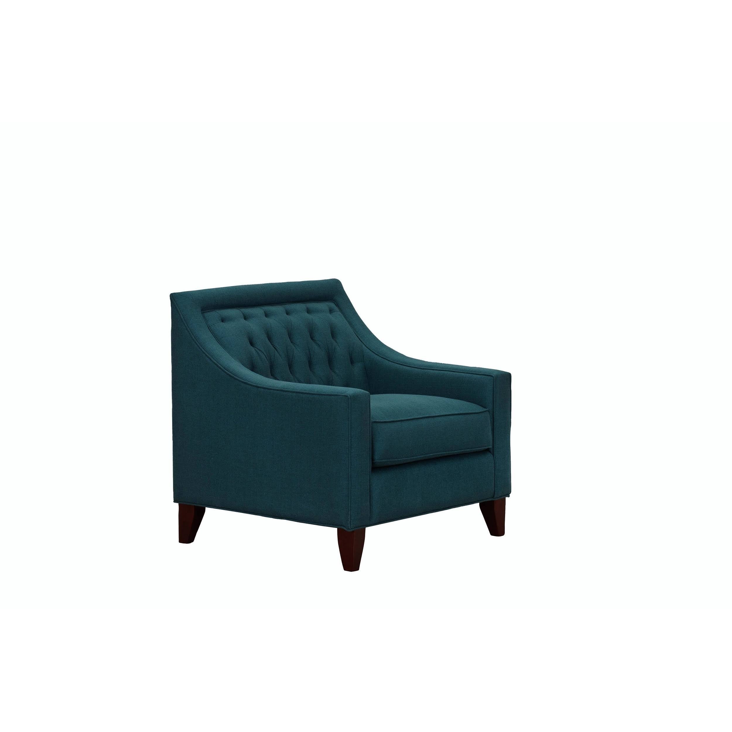 Beige Linen Tufted Club Chair C671973