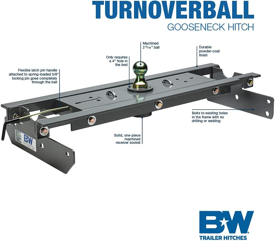 Turnoverball Gooseneck Hitch F3863