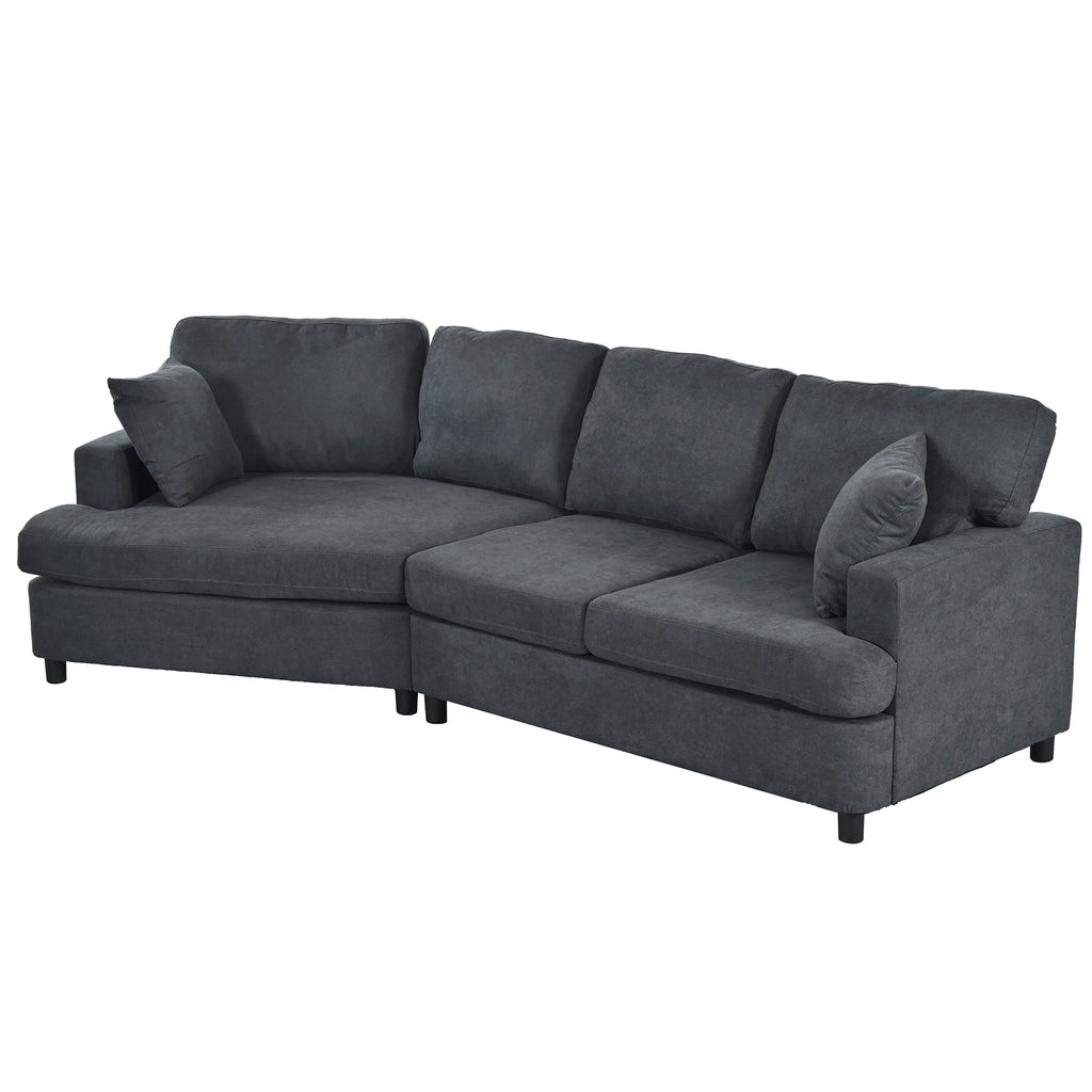 3 Seat Sofa with Removable Cushions and 2 Pillows Q380993