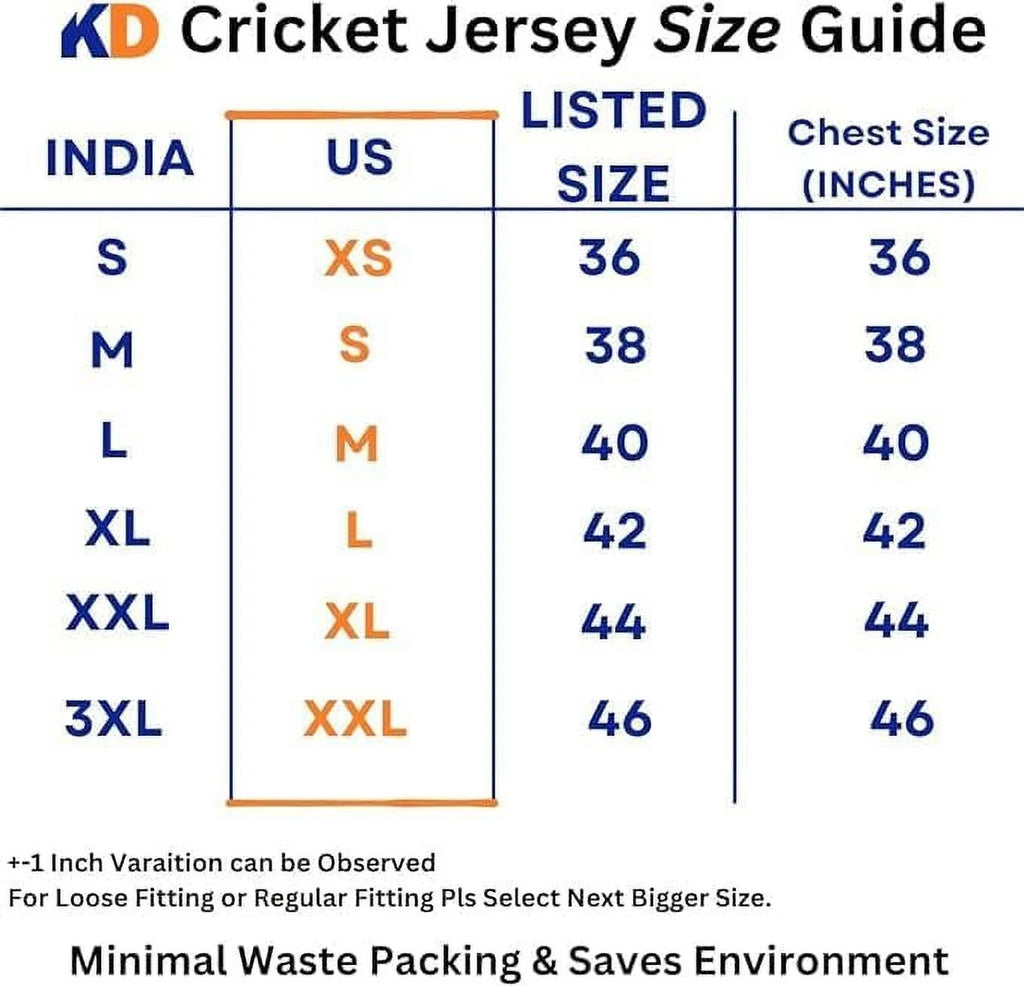 RCB VIRAT 18 Men's Cricket Jersey Half-Sleeve H337992