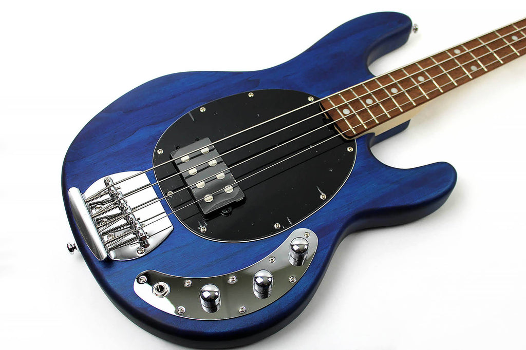 Trans Blue Satin Electric Bass Guitar X3860
