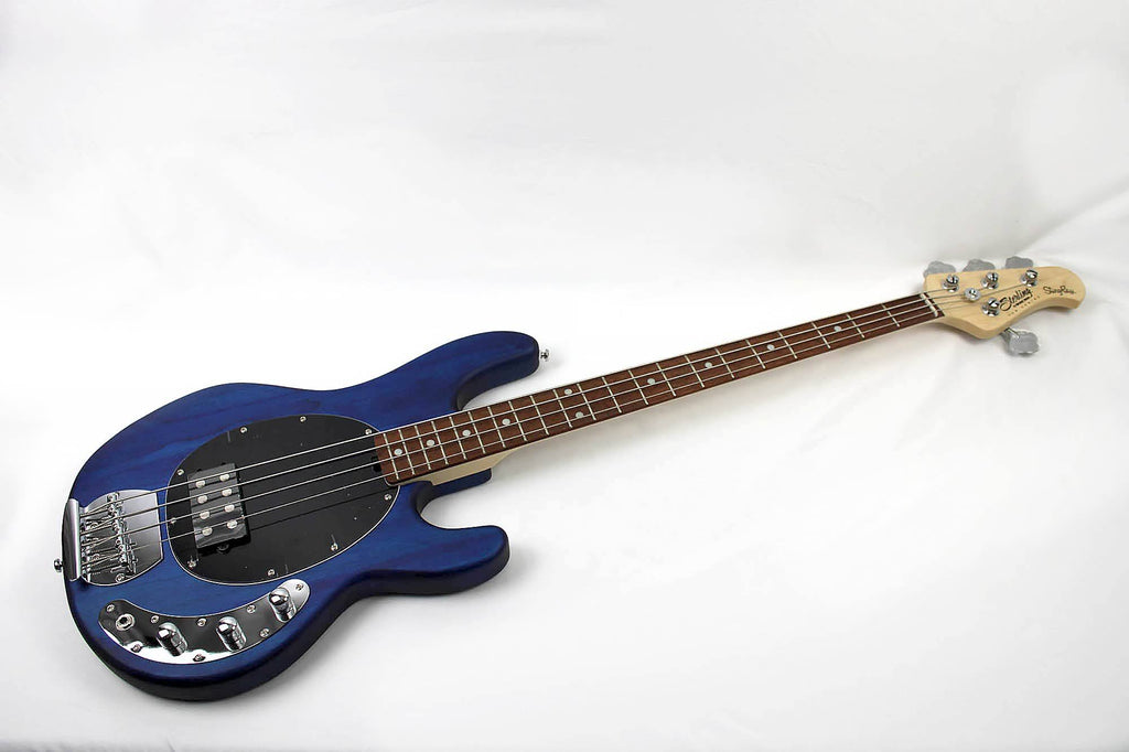 Trans Blue Satin Electric Bass Guitar X3860
