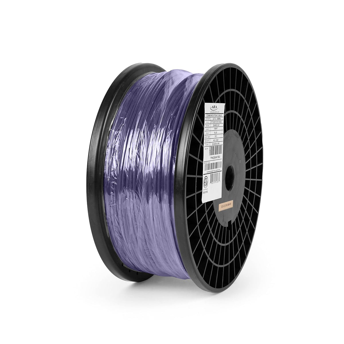 White Ultra Slim Cat6 Ethernet Cable 1000ft Unshielded Twisted Pair Pure Stranded Copper F267583