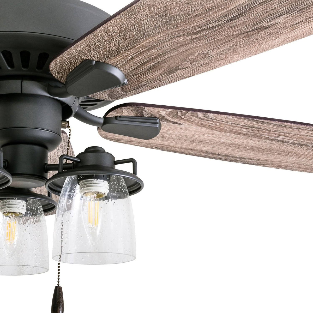 Bronze 60-Inch LED Ceiling Fan with Pull Chains E452