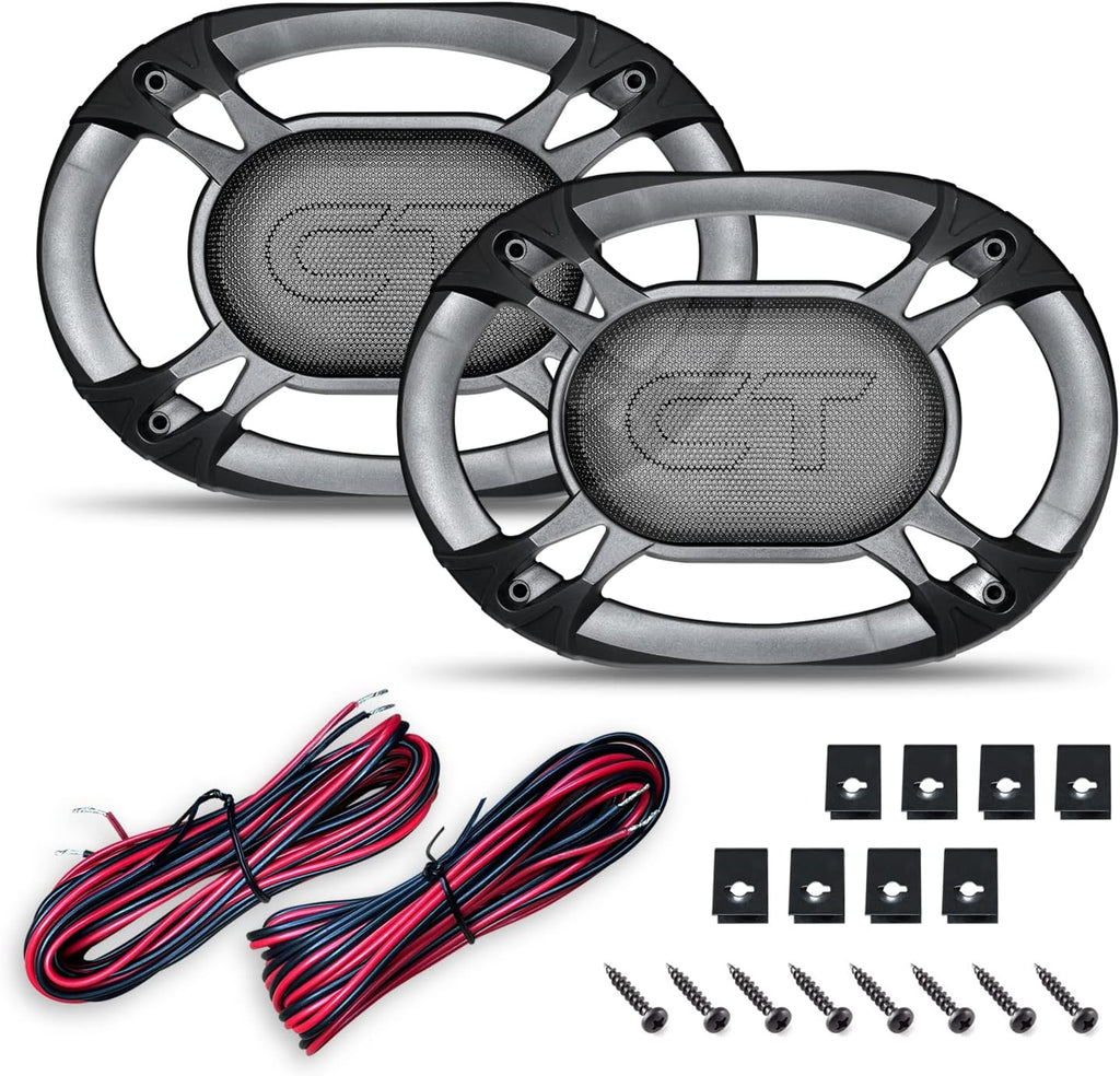 6x9 Inch Coaxial Car Speakers, 200 Watts Max, Pair N697