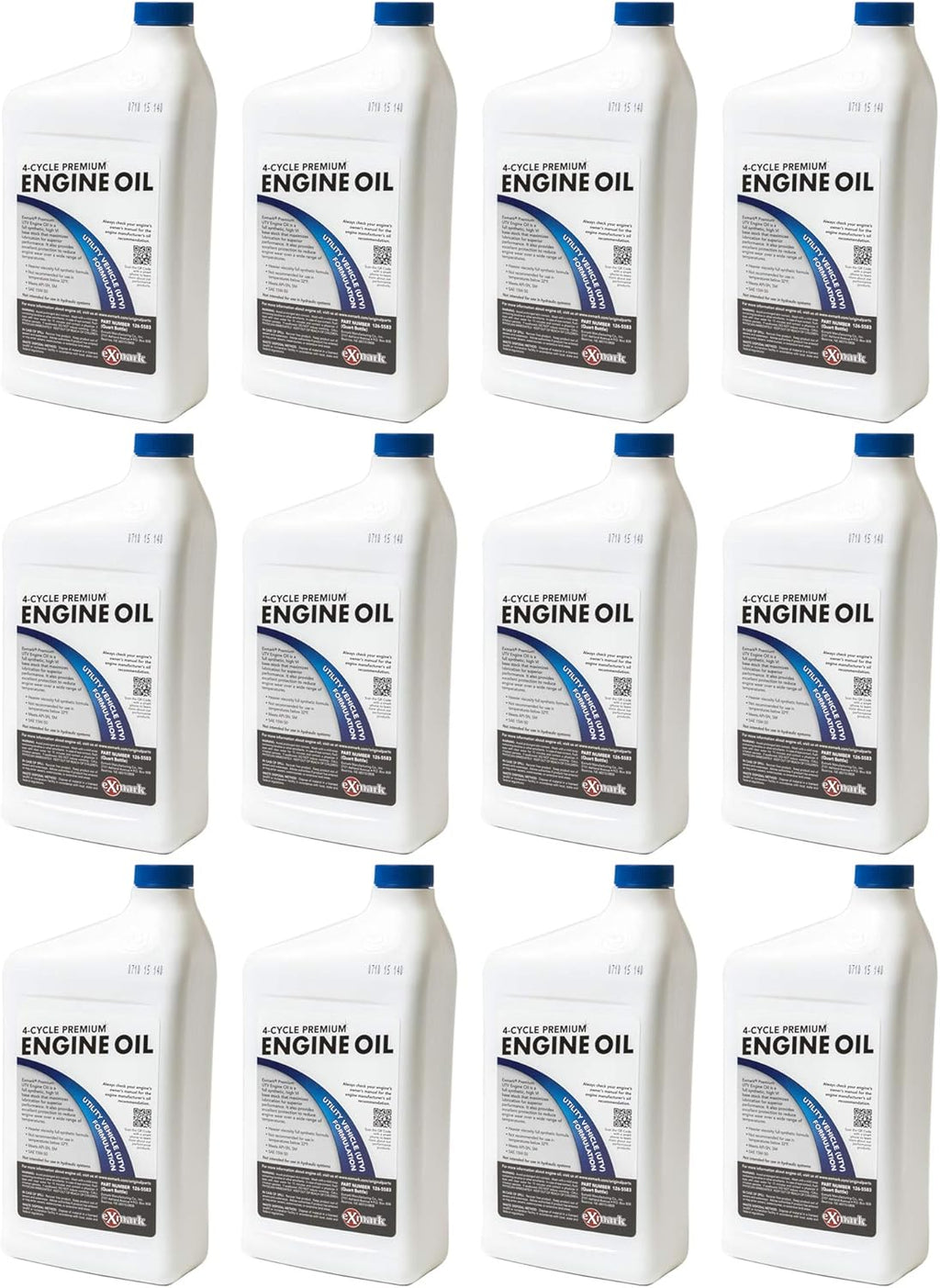 12 Pack UTV Engine Oil 15W-50 Quart Bottle A133