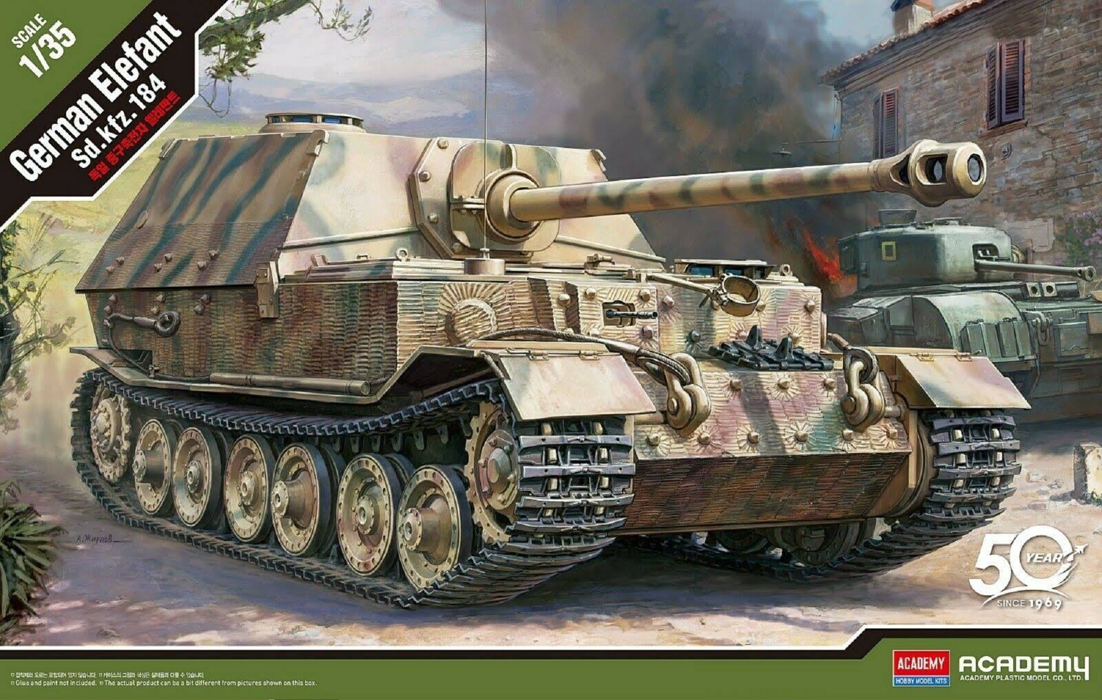 German Elefant Sd.Kfz.184 Tank Plastic Model Kit W97111