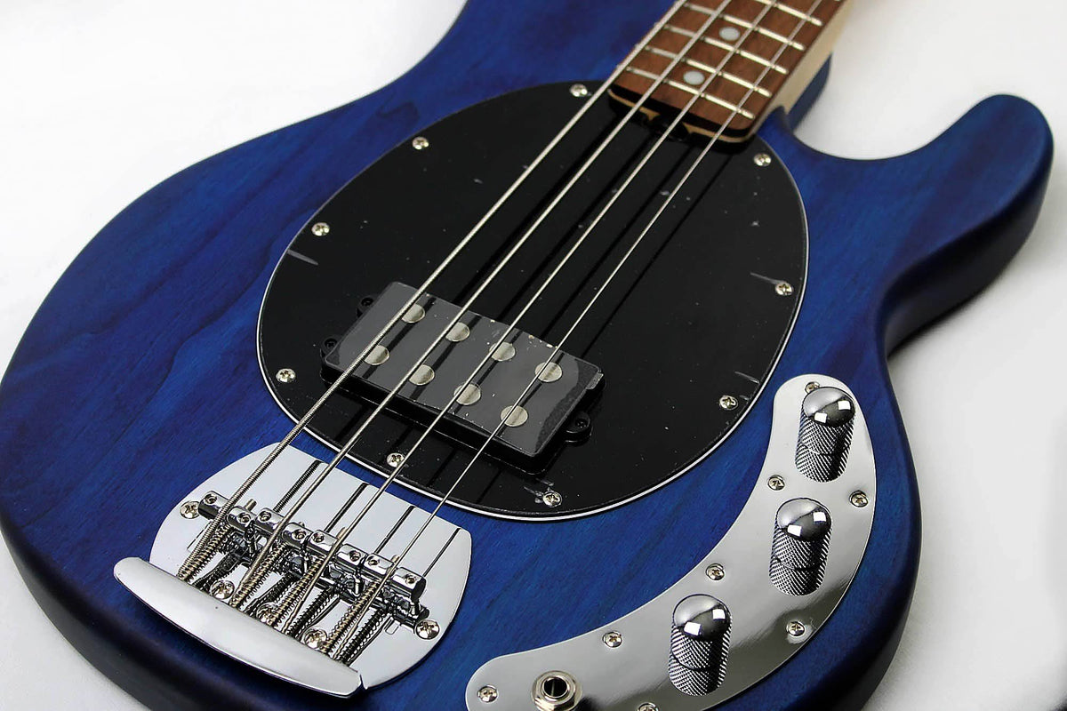 Trans Blue Satin Electric Bass Guitar X3860