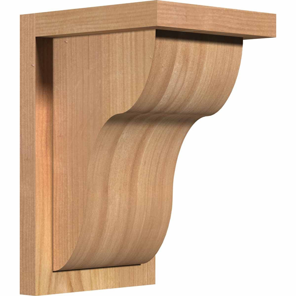 Corbel with Backplate, Western Red Cedar I24017