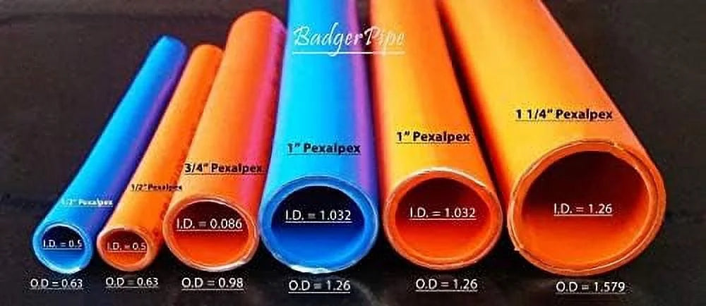 Orange Pex-Al-Pex Tubing N90739